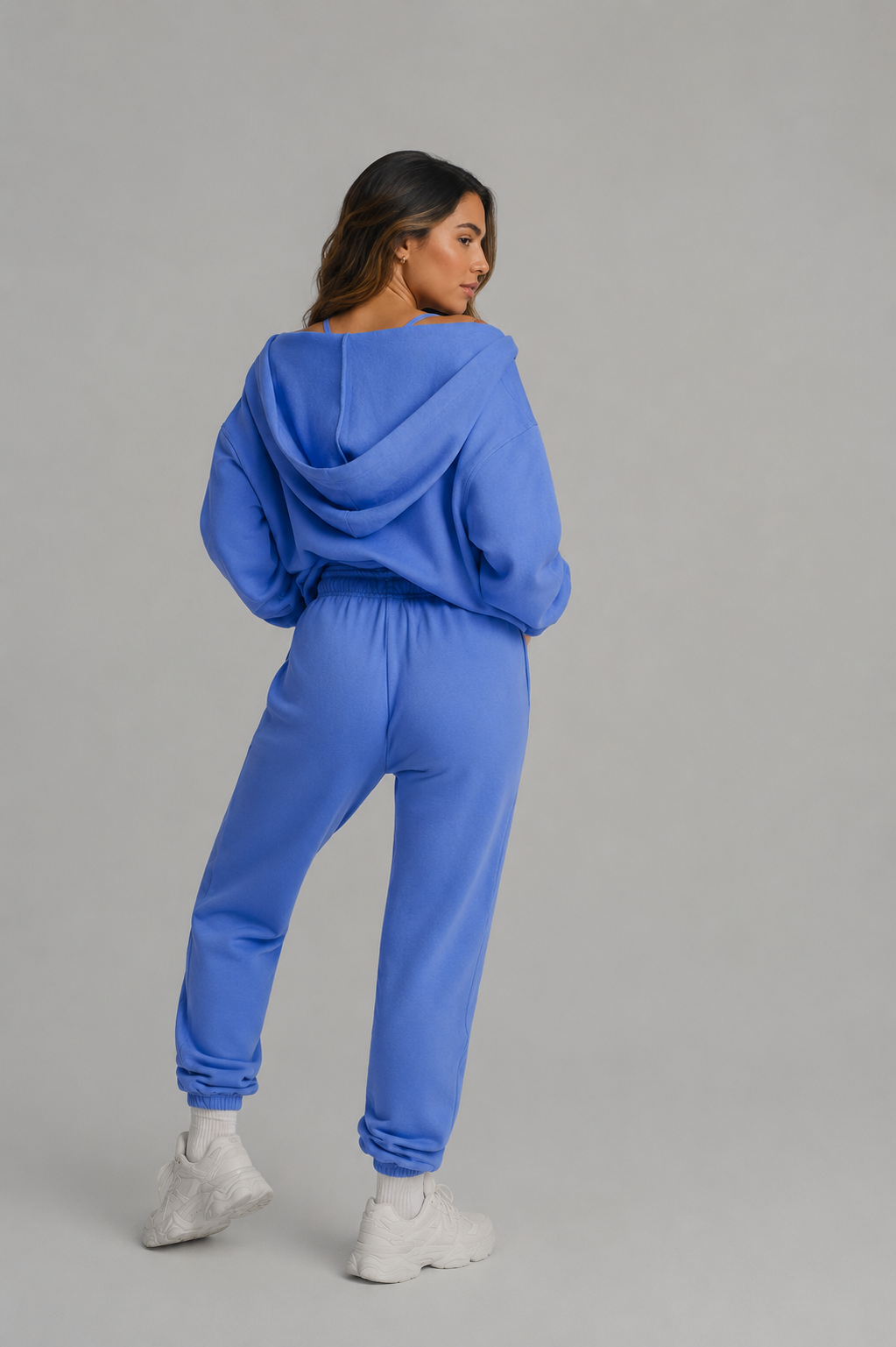 Threads Zip Hoodie - Azul