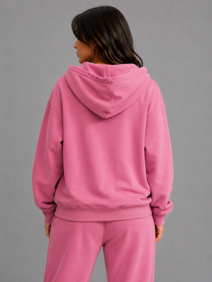 Threads Zip Hoodie - Bloom