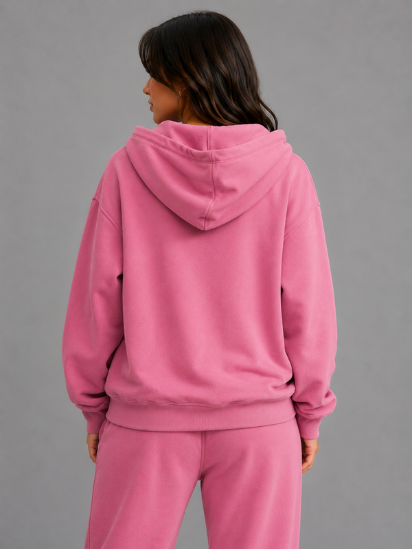 Threads Zip Hoodie - Bloom