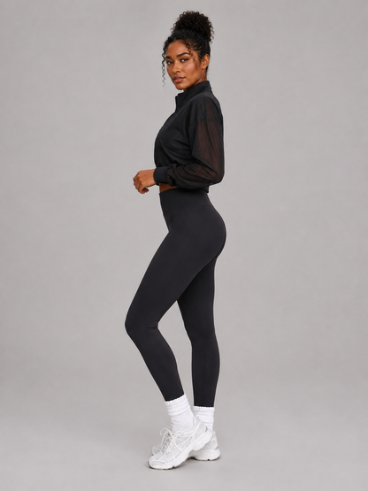 Exposed Mesh Jacket - Onyx Black