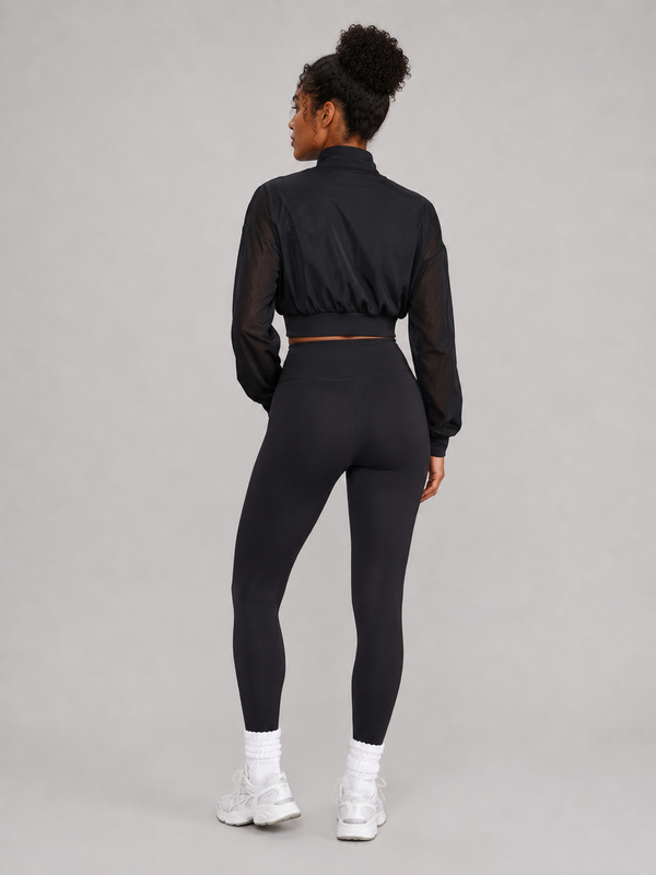 Exposed Mesh Jacket - Onyx Black