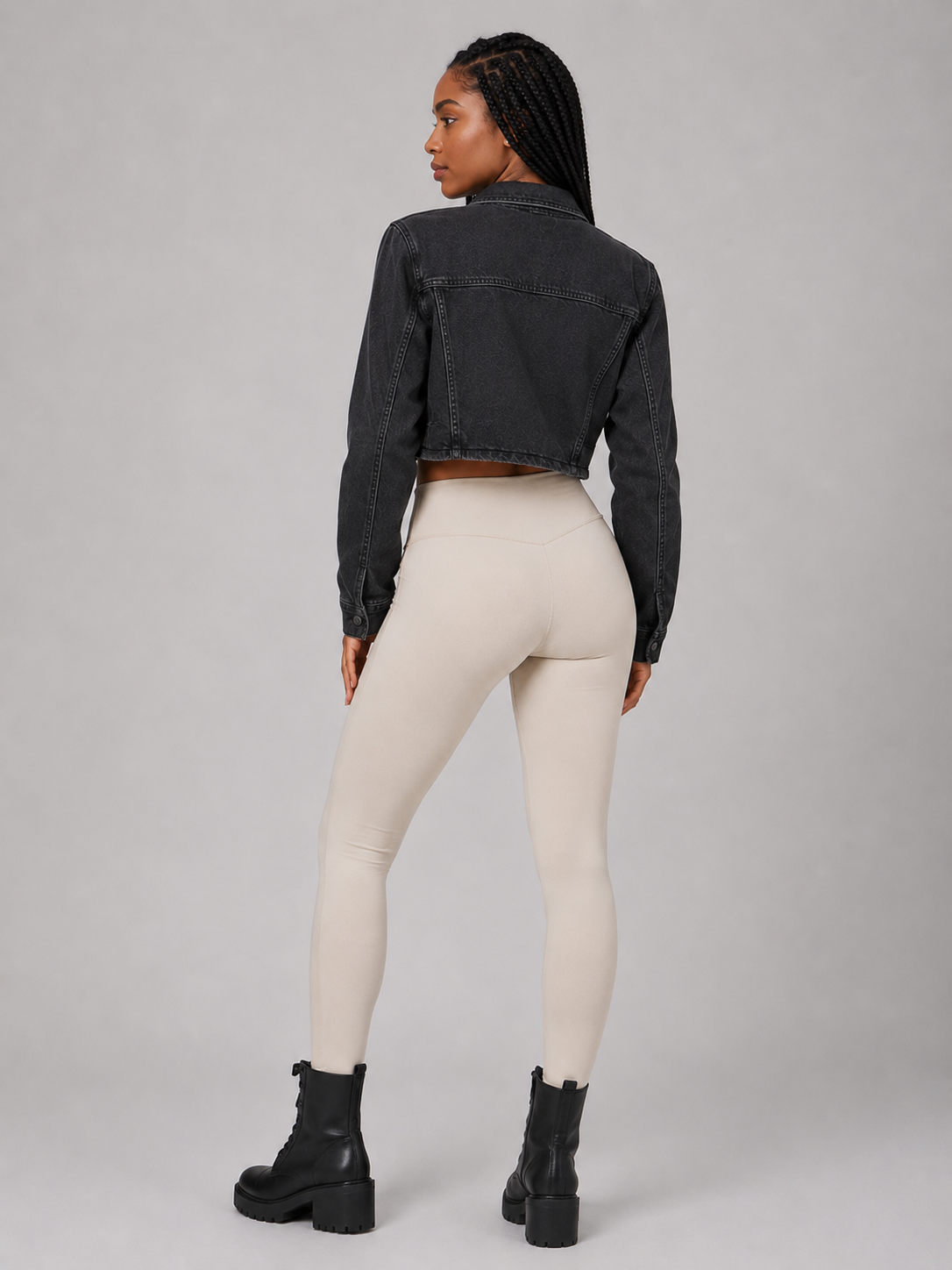 Desire Denim Jacket - Washed Black