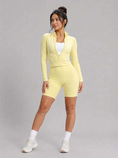 Dream Heather Zip Jacket - Heather Sunbeam