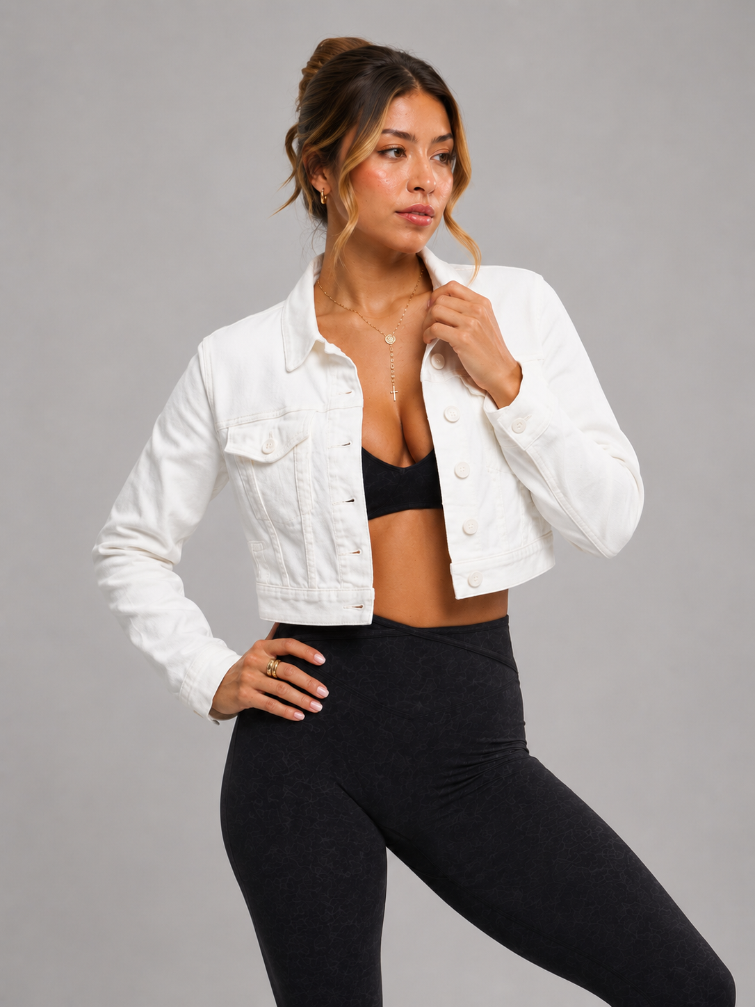 Desire Denim Jacket - White