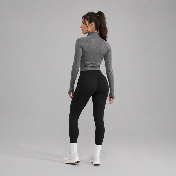Dream Heather Zip Jacket - Heather Charcoal