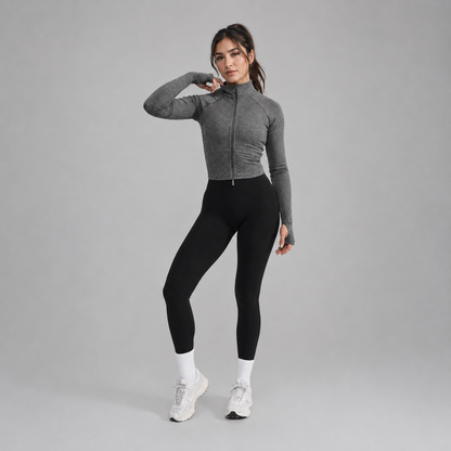 Dream Heather Zip Jacket - Heather Charcoal
