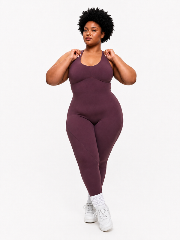Shape Shifter Bodysuit - Smoked Cherry