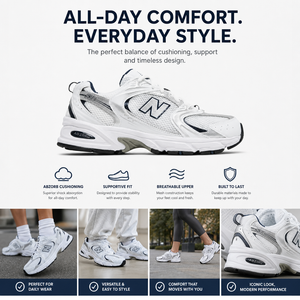 530 "White Natural Indigo"