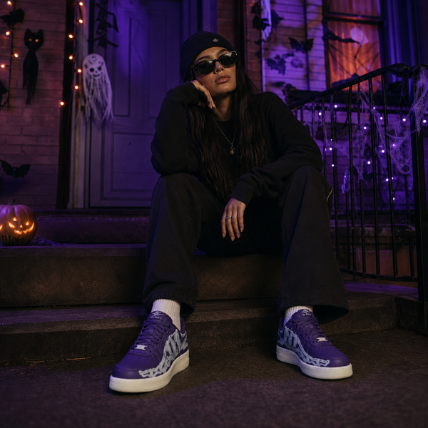 Air Force 1 Low "Purple Skeleton"