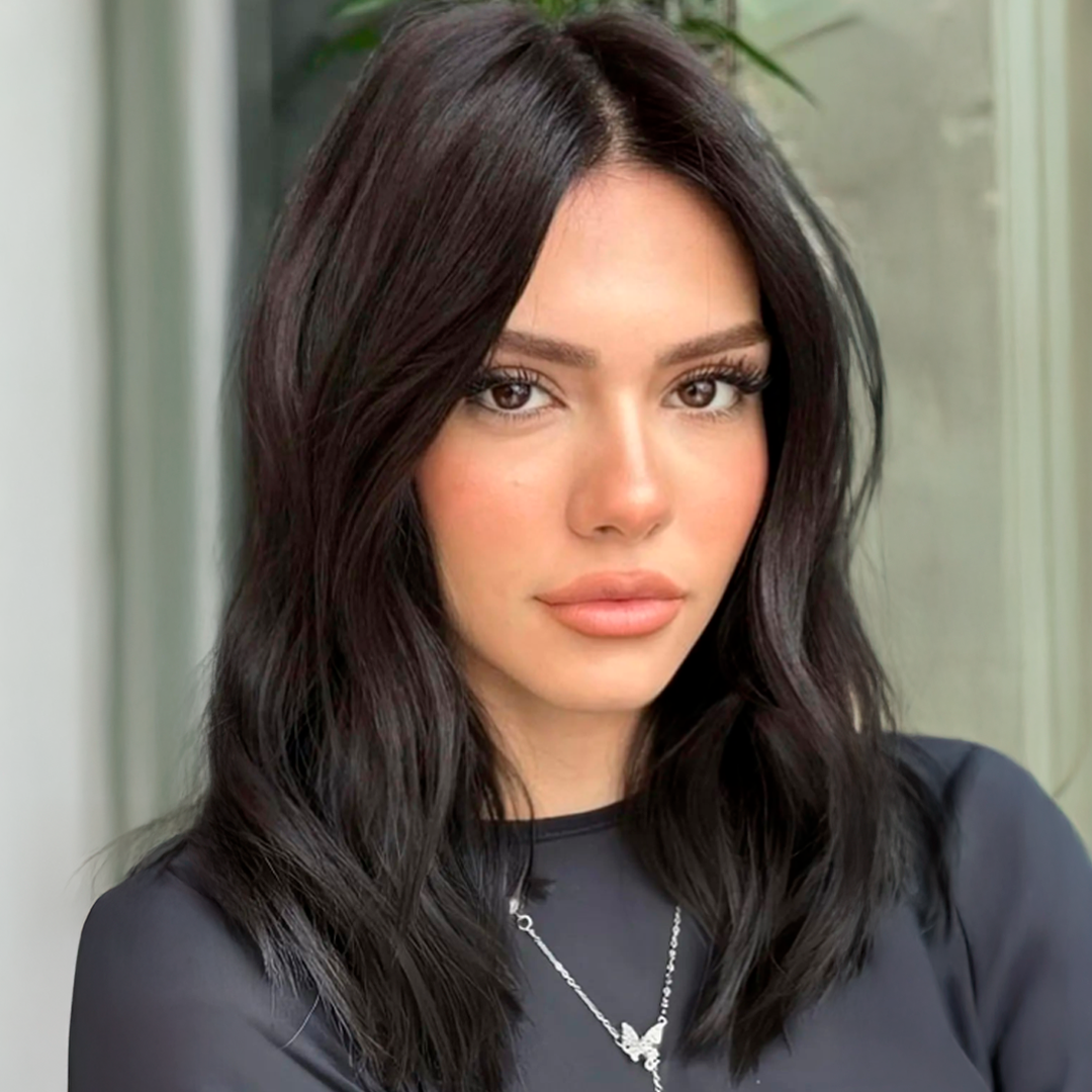 14” Natural Hair Topper with Silk Base – Dark Root Blonde