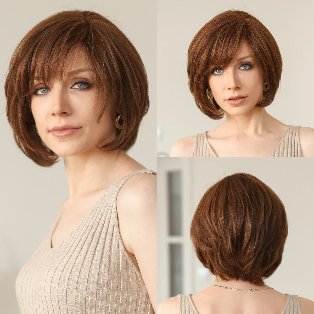Short Ombre Bob HD Lace Wig