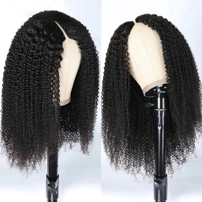 Kinky Curl V-Part Wig – 250% Volume