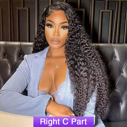 Deep Wave HD Lace Wig – Glueless 13x4 C-Part