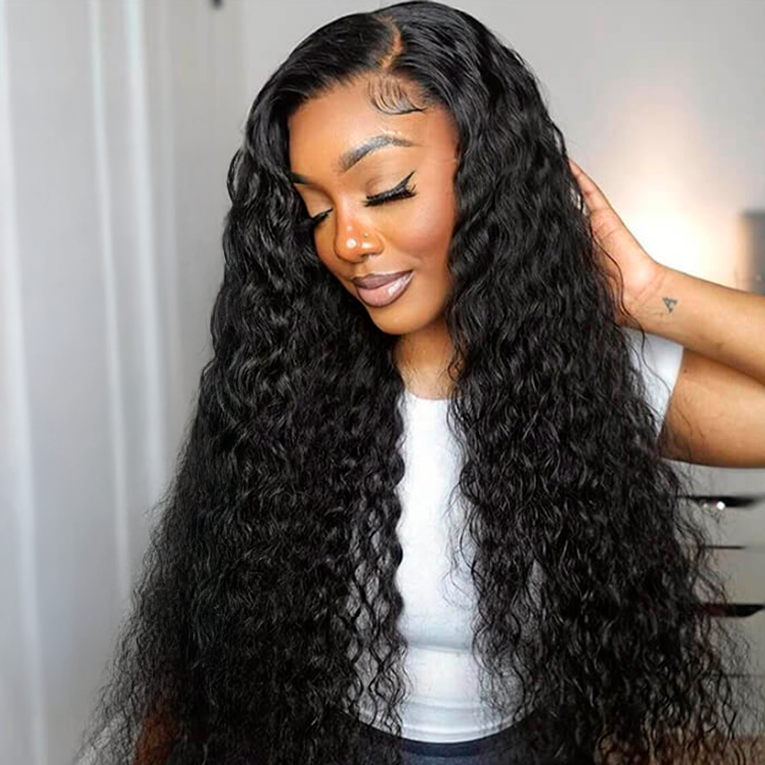 13x4 Glueless Water Wave Lace Wig