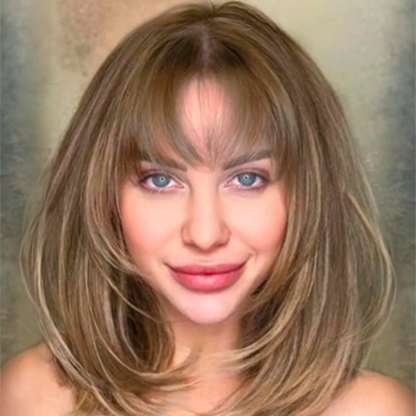 14” Hair Topper with Bangs & Silk Base