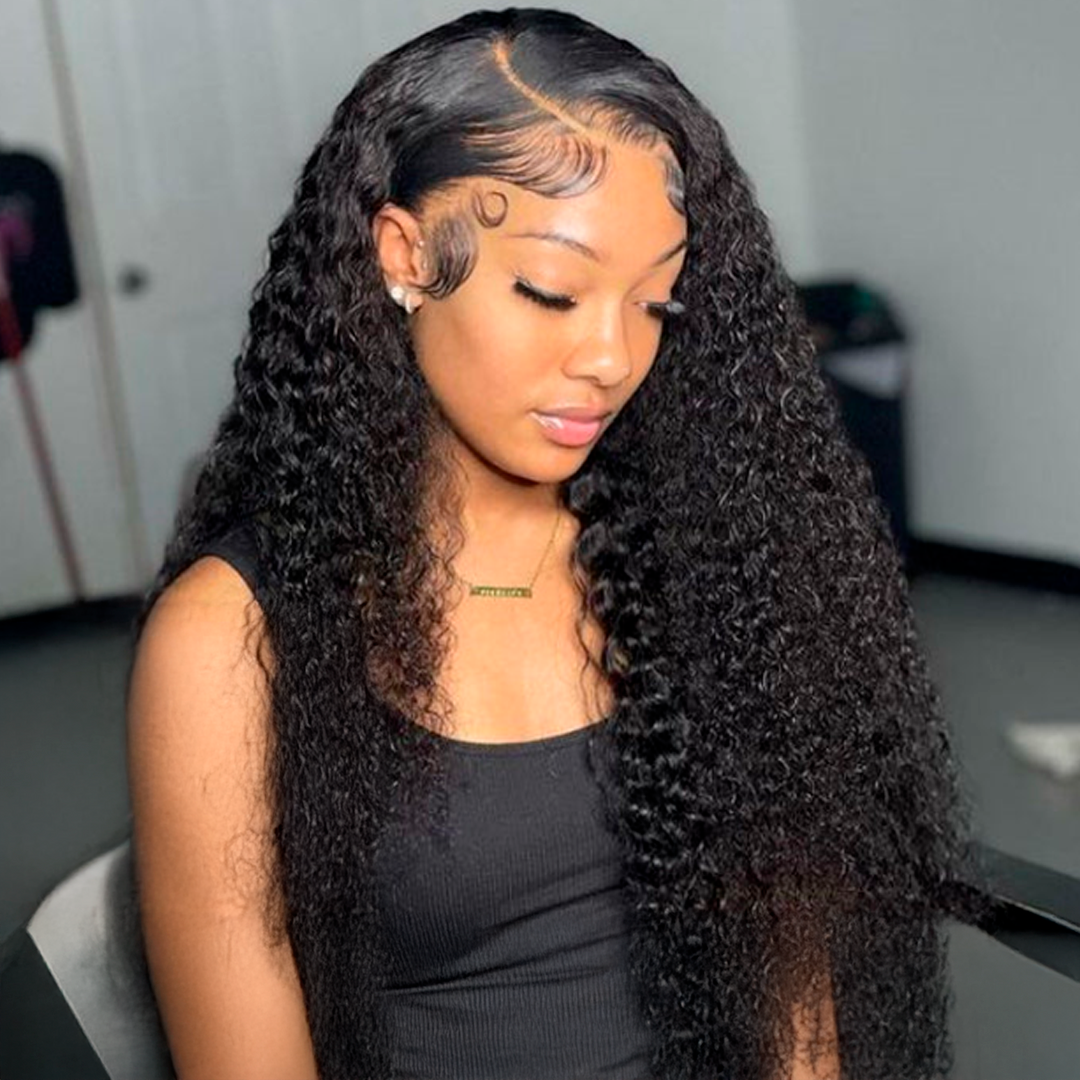 Glueless Curly Lace Wig – Pre-Cut 13x6