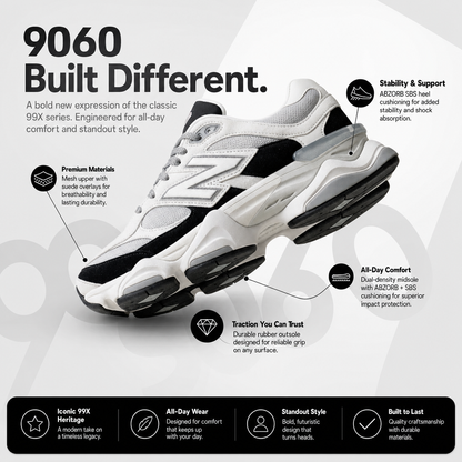 9060 "Grey Jet Black"