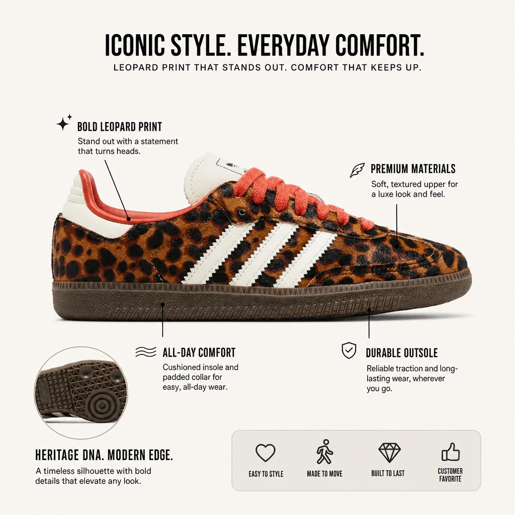 Samba OG "Leopard Print" - Hot Weekend