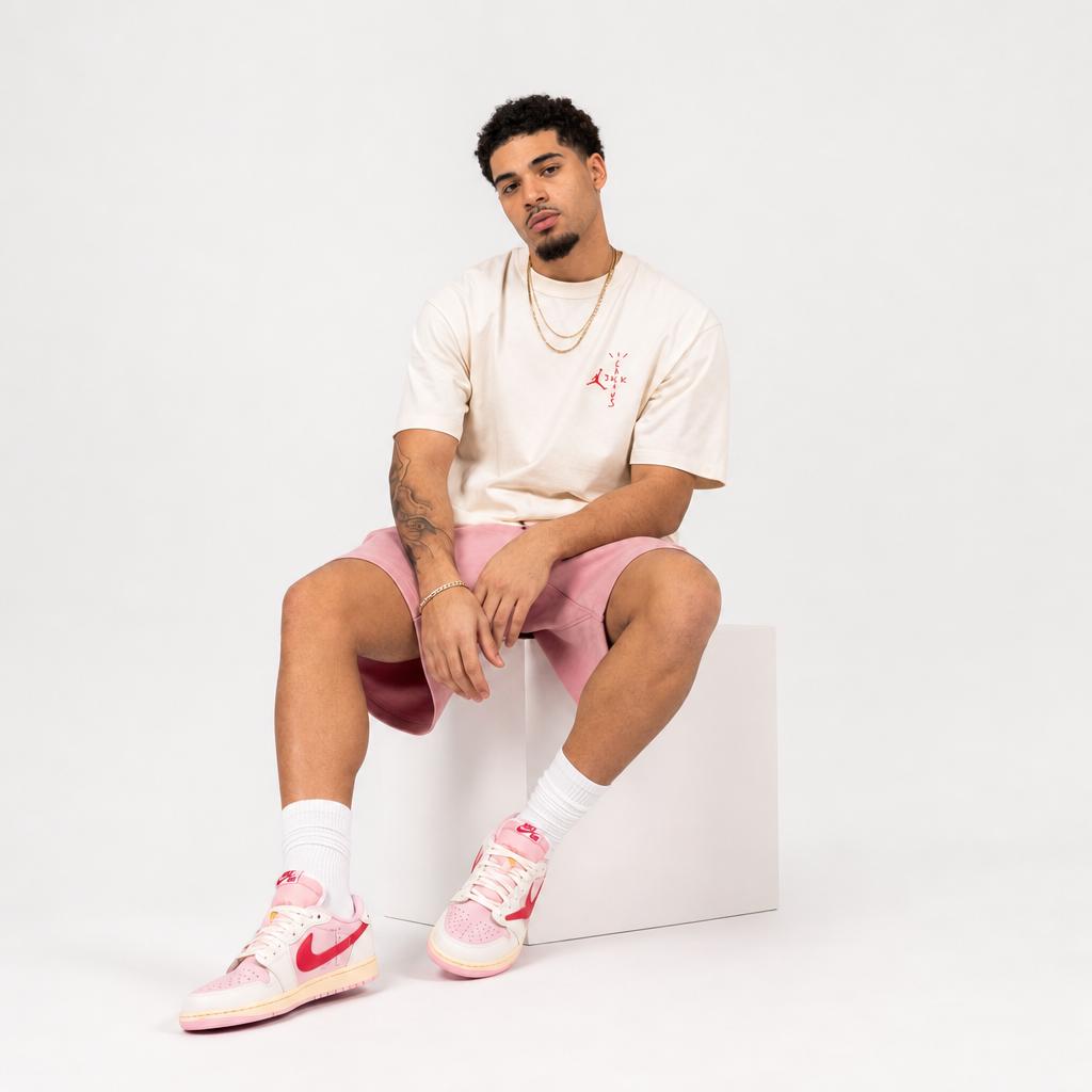 Travis Scott x Air Jordan 1 Low 'Tropical Pink'