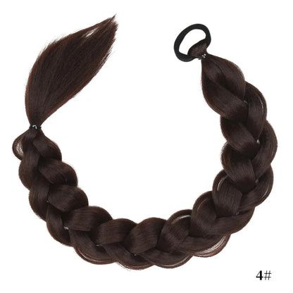 Twist Braid Ponytail with Band – 24"-34"