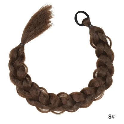 Twist Braid Ponytail with Band – 24"-34"