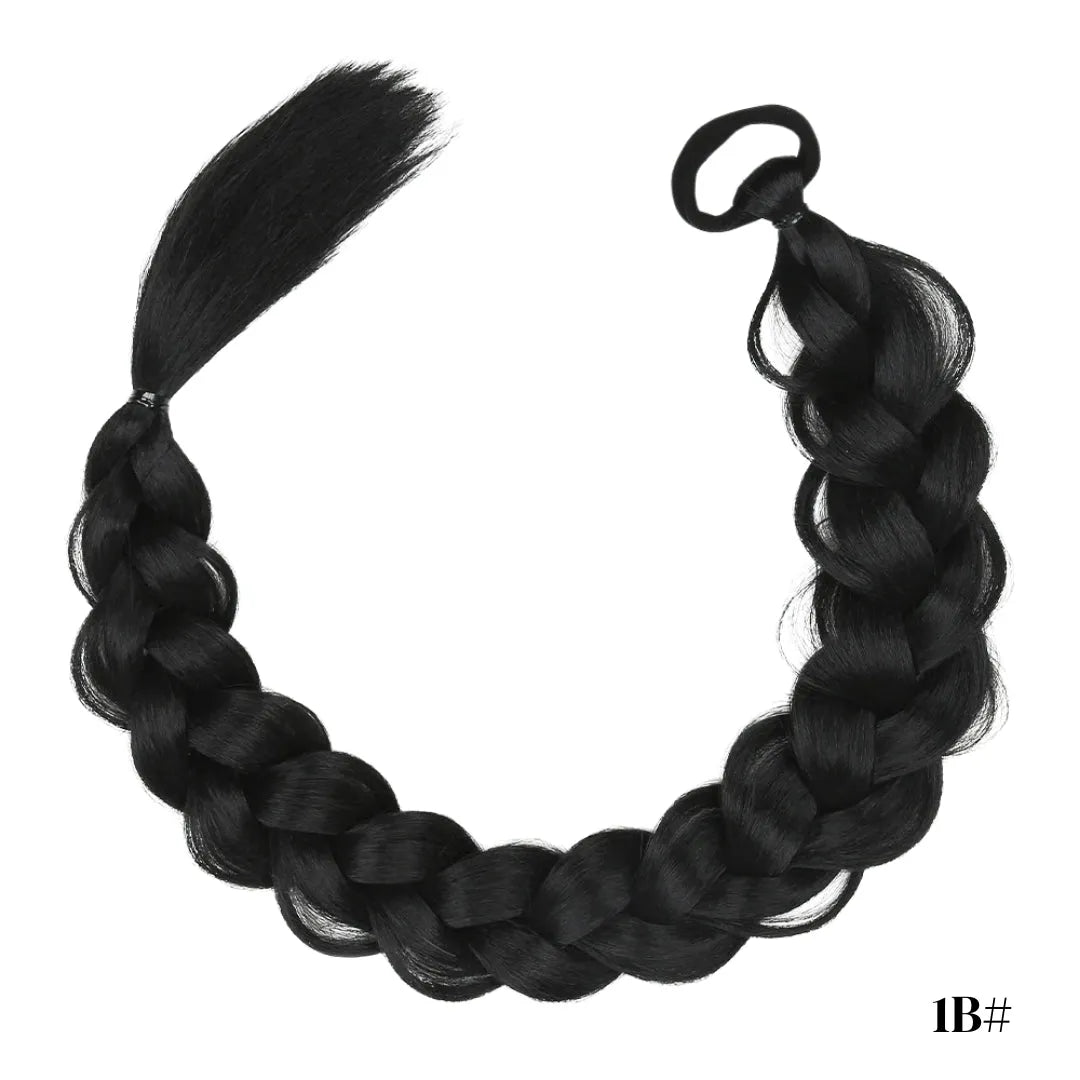 Twist Braid Ponytail with Band – 24"-34"