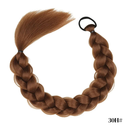 Twist Braid Ponytail with Band – 24"-34"