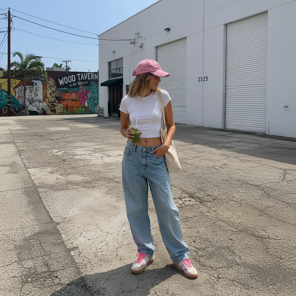 Look - Pink Cap Square