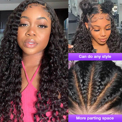 Water Wave Lace Wig – Glueless 13x6 HD Fit