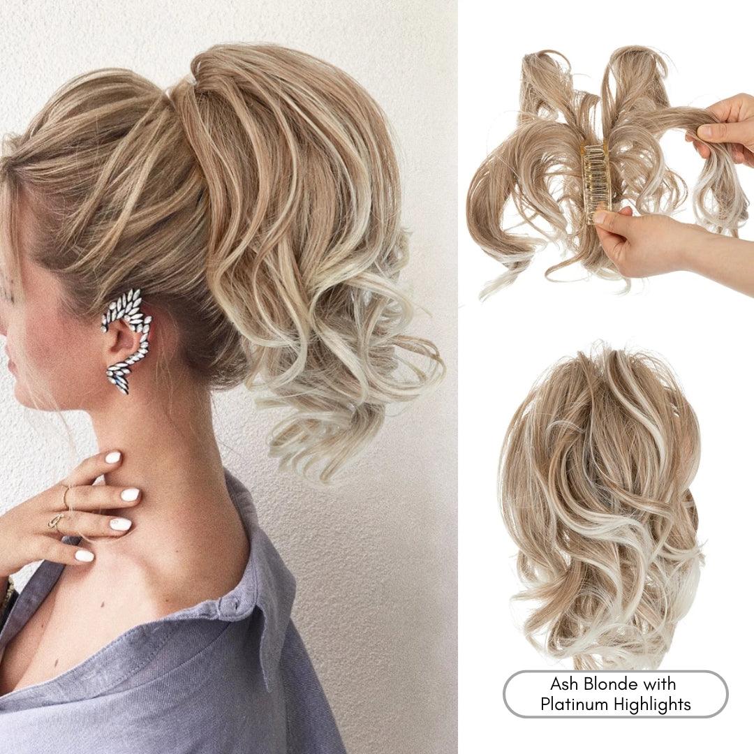 Wavy Claw Clip Ponytail Extension – Instant Volume in Synthetic Fiber