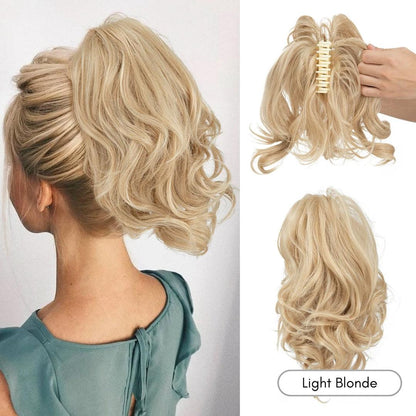 Wavy Claw Clip Ponytail Extension – Instant Volume in Synthetic Fiber