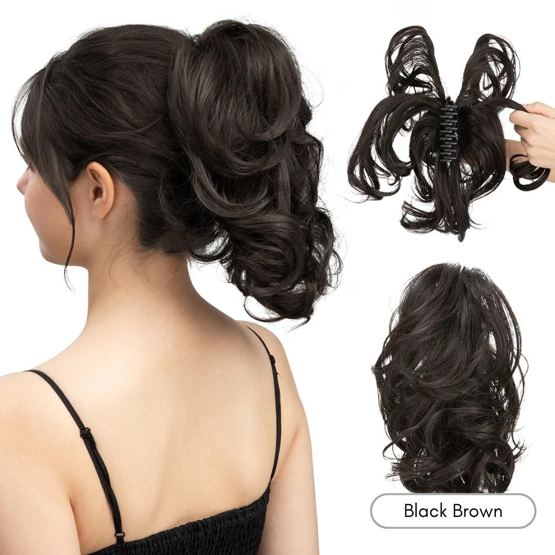 Wavy Claw Clip Ponytail Extension – Instant Volume in Synthetic Fiber