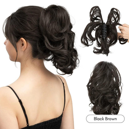 Wavy Claw Clip Ponytail Extension – Instant Volume in Synthetic Fiber