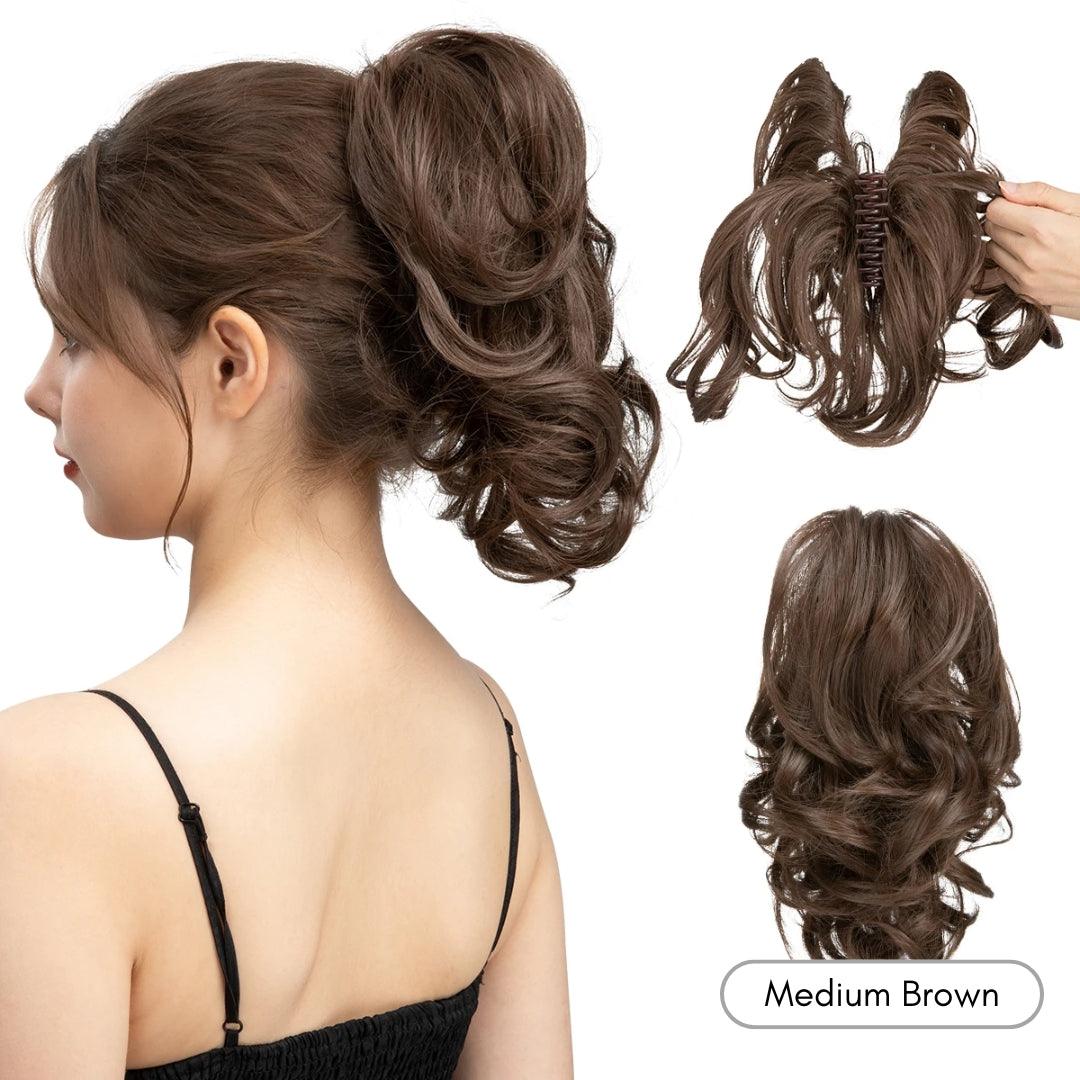 Wavy Claw Clip Ponytail Extension – Instant Volume in Synthetic Fiber