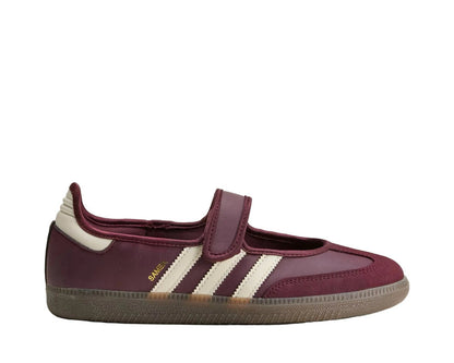 Samba Jane Maroon White