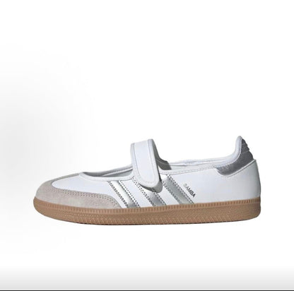 Samba Jane White Silver