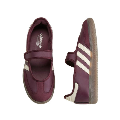 Samba Jane Maroon White
