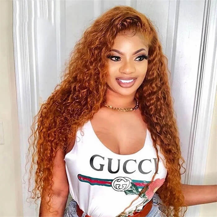 Ginger Water Wave Wig – HD Lace 13x4